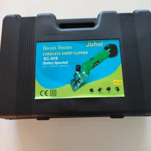 Johui Baoda Shears SC-009 trådløs saueklipper i koffert
