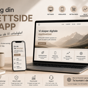 Trenger du nettside eller en app?